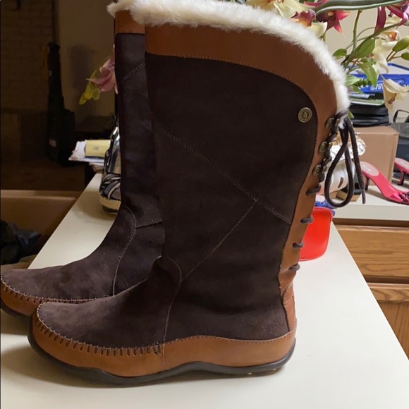 north face suede boots